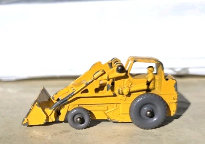 Excavadora hidráulica Matchbox Weatherhill #24B ruedas de plástico gris / vintage Foto 1 de 4