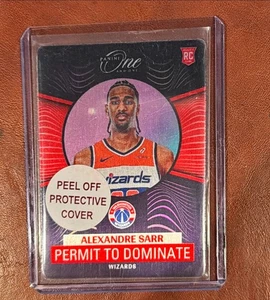 Alexandre Sarr 2024 Panini One and One #9 Permiso para dominar novato RC *6673 - Imagen 1 de 1