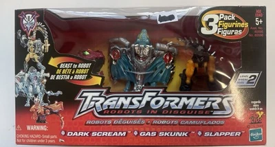 Transformers Robots in Disguise (RID) Dark Scream, Gas Skunk, Slapper - new! - Image 1 of 4
