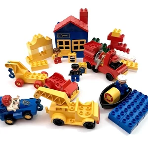 Lego DUPLO 4x Paquete de Vehículos + Accesorios y 5 Figuras Coche de Colección Camión de Bomberos - Imagen 1 de 10