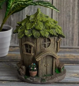 Casa delle bambole in miniatura giardino delle fate 7" casa sull'albero con tetto a foglie - Acquista 3 risparmia 5€ - Foto 1 di 2
