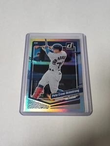 Donruss #95 Pete Crow-Armstrong Silver Holo SP 130/400 2023 Chicago Cubs - Imagen 1 de 2