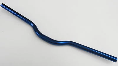 蓝色合金 25.4 Fixie 单速公路自行车自行车立管车把 620 毫米 — 第 1/4 张图片