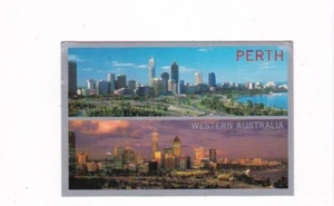 Vintage. Perth, Australien Postkarte Tag & Nacht Ansicht ~ Welt Briefmarken - Bild 1 von 2