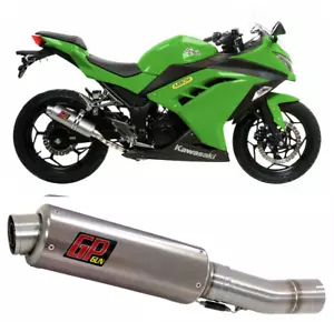 tubo de escape homologado gp gun arrow acero kawasaki ninja 300 2015 15 2016 16 - Imagen 1 de 1