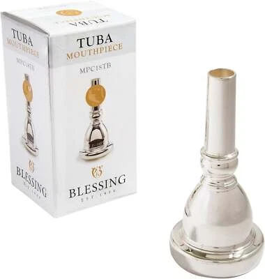 Blessing Tuba Mouthpiece - Silver Plated - Image 1 of 4