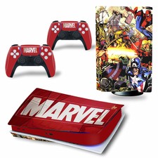 PS5 Disc Edition Skin Decal Sticker - Marvel Custom Design 1 - FREE P&P