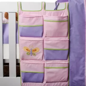 Betttasche Spring mit Klettverschlüssen sowie Fächern in rosa - Bild 1 von 1