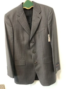 Polo University Club Ralph Lauren Men's Grey 39 Super 120s Wool Cashmere Blazer - Picture 1 of 8