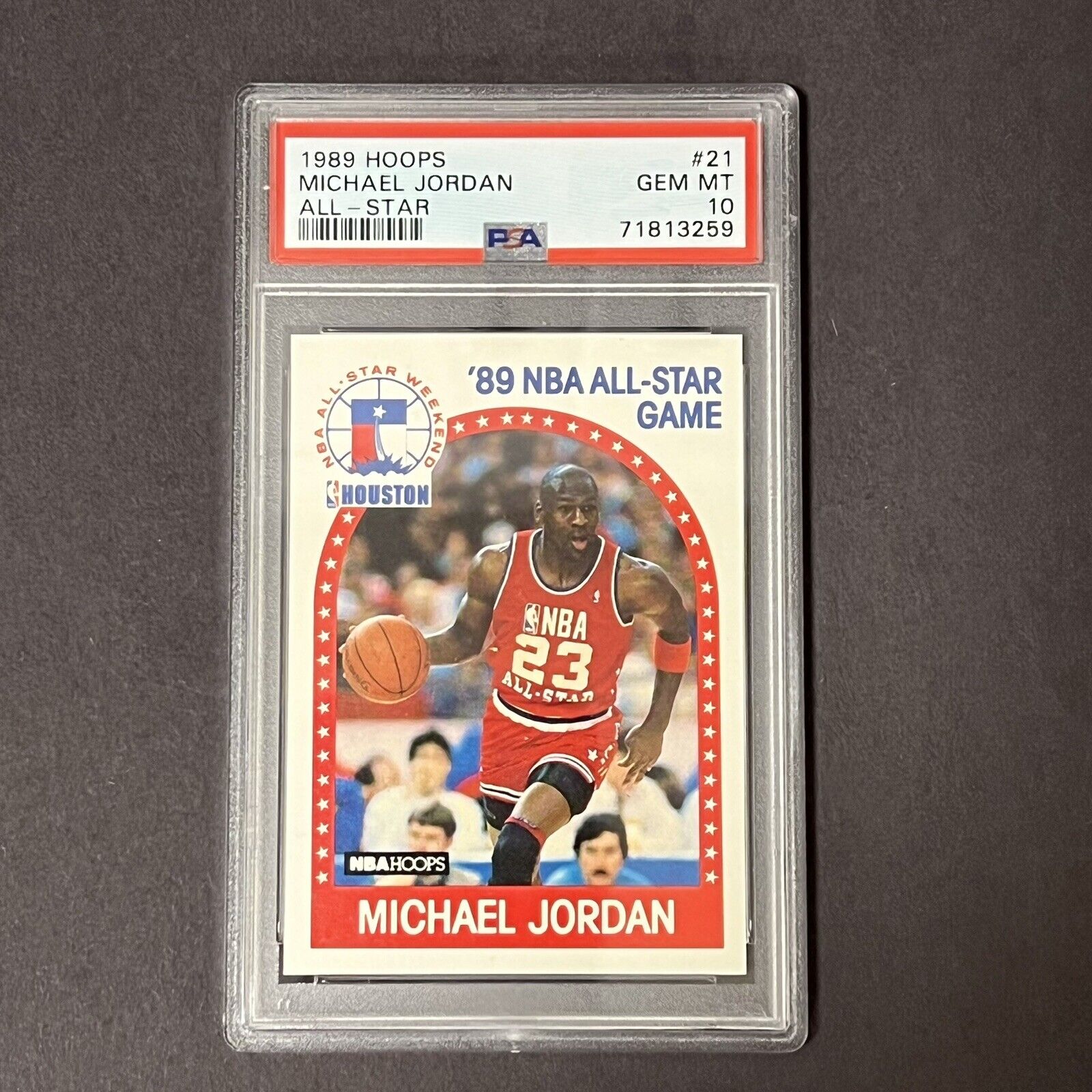 1989 Hoops MICHAEL JORDAN All-Star Game #21 PSA 10 Gem Mint