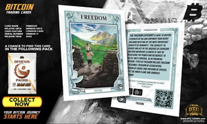 Genesis 11 "Freedom" - freedom - anno 2023 - Bitcoin Trading Cards USA - Foto 1 di 1