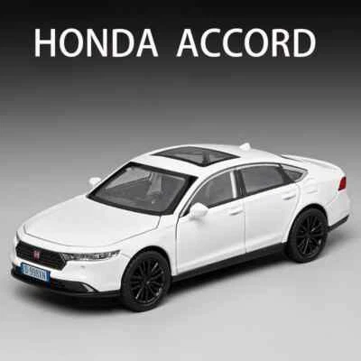 2024 1:32 Honda Accord Alloy Muscle Car Model Sound Light Pull Back Toy Vehicle - Image 1 of 4