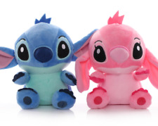 2PCS/SET New Disney Stitch & Angel Soft Plush Stuffed Toys Dolls Gifts 8"/20cm