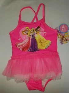 Disney PRINCESS Swimsuit Bathing Suit One Piece Size 24 months 3T NWT - Picture 1 of 1