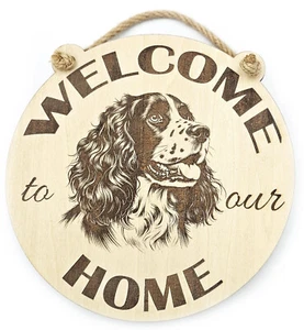 Cocker or Springer Spaniel Sign Decorative Pet Dog Owner Plaque Home Decor Gifts - Picture 1 of 3