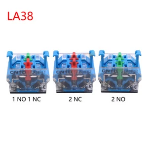 LA38 Power Supply Pushbutton Switch Accessories Auxiliary Contact 1NO1NC/2NO/2NC - Picture 1 of 12