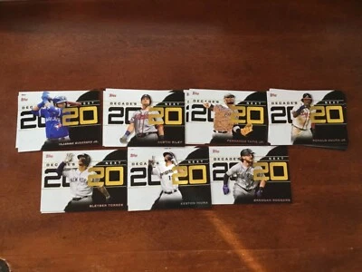 2020 TOPPS YOU PICK DECADE'S NEXT INSERTS GUERRERO JR TATIS JR SOTO ALONSO - Image 1 of 4