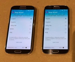 Lot of 2 Used Samsung Galaxy S4 Verizon - A1 - Picture 1 of 3