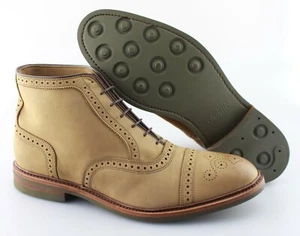 Men's ALLEN EDMONDS 'Hamilton' Brown Leather Cap Toe Boots Size US 11 - E - Picture 1 of 5