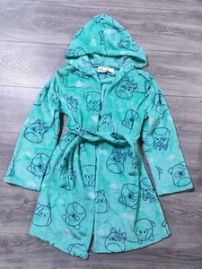 Squishmallows Robe Girls Size Large 10 Green Long Sleeve Soft Bath Robe Kids - Picture 1 of 5