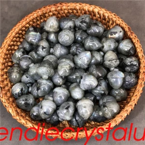 50pcs wholesale Natural rainbow labradorite acorns Quartz Crystal 1" gem reiki - Picture 1 of 12