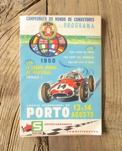 Rare Program Porto International Circuit of 1960. Automobilia. Collectible - Picture 1 of 24
