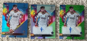 2024 Topps Finest Theo Zidane Rc Auto /99, Refractor Rc Auto, Blue Rc /275! - Bild 1 von 2