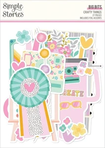 Simple Stories Crafty Things Bits & Pieces 27/Pkg-Big - Picture 1 of 1