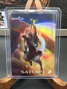 Cardsmiths Currency Space Series Saturn Solar System Refractor SS6 Case Hit - Picture 1 of 2