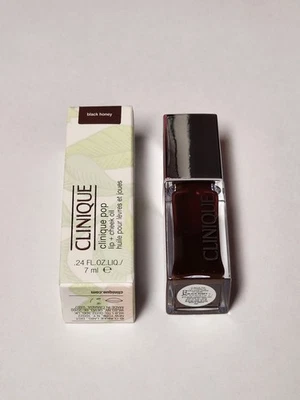 Aceite Clinique Pop para labios + mejillas en miel negra 7 ml/0,24 fl. oz. Talla Completa Nuevo Foto 1 de 2