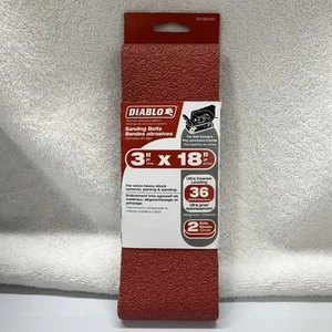 Diablo 2 Stück 3” X 18” 36G Schleifband - Bild 1 von 2