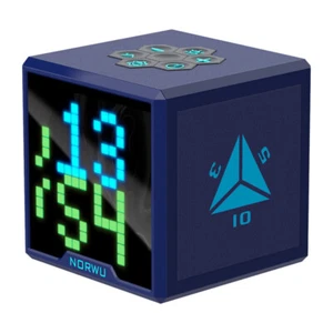 Desktop Wireless Smart Wecker Rhythmus RGB Licht Flip Induktion Timer - Bild 1 von 24