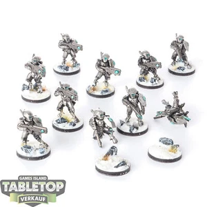 Tau Empire - 10x Fire Warriors Breacher Team - bemalt - Bild 1 von 1