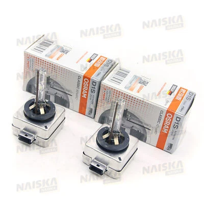 2X OSRAM Xenarc Classic Xenon Car Headlight Bulb D1S 66140CLC - Image 1 of 4