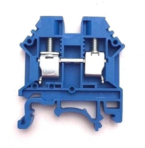 DIN Rail Terminal Blocks Blue 60 Quantity DK6N-BL Dinkle 8 AWG Gauge 50A 600V UL - Picture 1 of 3