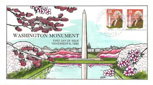 2149 18c George Washington & Monument Collins #T1001 [9182] - Picture 1 of 1