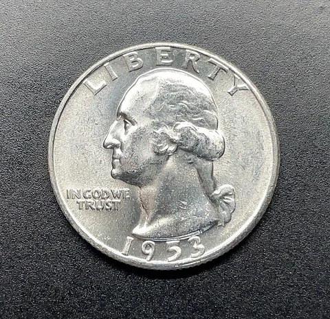 1953 Washington Quarter BU - Blast White - GREAT LUSTER - Free Shipping 018 Cover