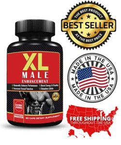 Male Enhancement Capsules Booster & Stamina, Performance, Last Longer Energy - Picture 1 of 8