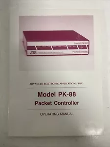 OEM AEA Advanced Electronic Application PK-88 Packet Controller Operating Manual - Picture 1 of 9