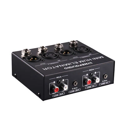 Compact Hum Eliminator Box 4 Channel Passive Buzz Destroyer Noise Canceller P6L6 - Image 1 of 4