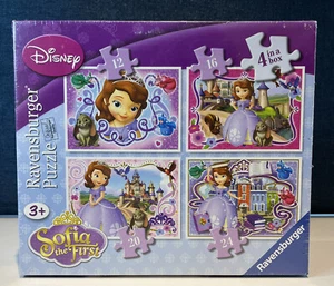 Ravensburger Disney Sofia the First 4 in Box Jigsaw Puzzles Age 3+Christmas Gift - Picture 1 of 4