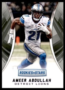 2016 Rookies and Stars Purple #90 Ameer Abdullah