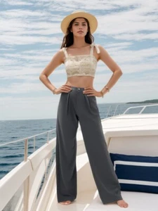 2025 Spring/Summer American Loose Sweatpants for Women, Trendy Brand Sports Pant - Picture 1 of 6