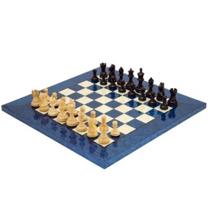 Fierce Knight Blue Chess Set - Picture 1 of 8