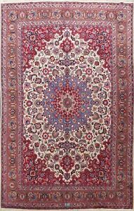 Antique Floral Kashmar Hand-knotted Area Rug Wool Oriental Large Carpet 10'x12'