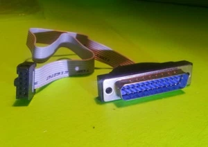 10-pin DB25 Male Serial RS232 Port D-Sub for I/O Shield Bracket (no thumbscrews) - Picture 1 of 1