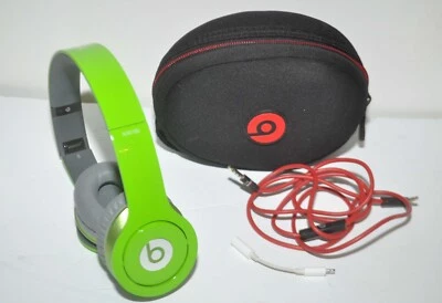 Beats by Dr. Dre Solo HD обруч для волос наушники зеленый чехол AUX кабель IPhone адаптер - Изображение 1 из 4