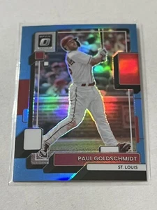 2022 Donruss Optic PAUL GOLDSCHMIDT Carolina Blue Refractor Prizm /50 CARDINALS! - Picture 1 of 4