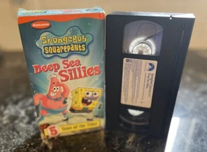 ‘Deep Sea Sillies’ SpongeBob SquarePants (VHS, 2003) Nickelodeon 5 Episodes NICE - Picture 1 of 5