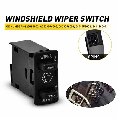 0623096002 Wiper Switch Front Fit For Freightliner Columbia & Coronado 2000-2017 — 第 1/4 张图片